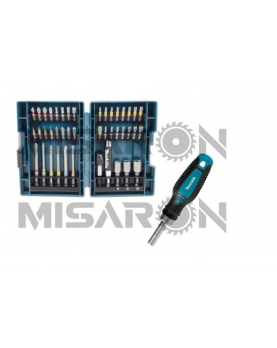 43-delni set vijačnih nastavkov + raglja Makita E-25096